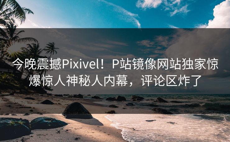 今晚震撼Pixivel！P站镜像网站独家惊爆惊人神秘人内幕，评论区炸了
